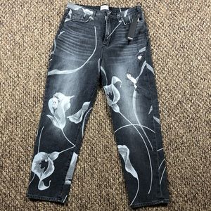 NWT Hudson High Rose Crop Jeans W 32